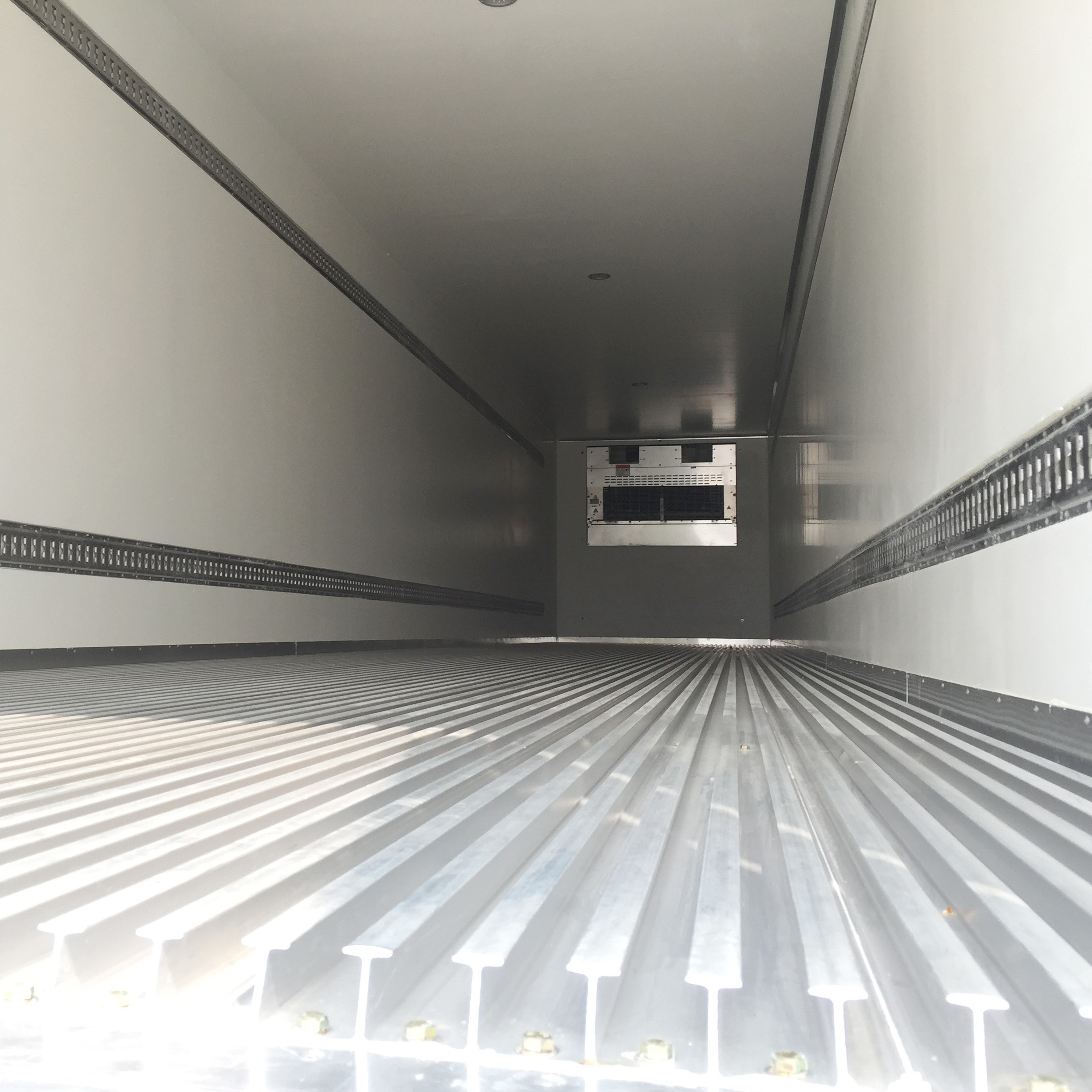 Semirremolque de camión refrigerado de un solo eje de 30 pies