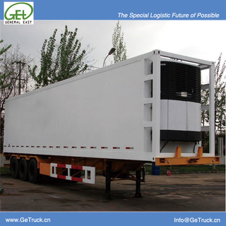 9303XLC-40 Feet 3 axls Koegel FRP + PU + FRP composite Semirremolque caja contenedor insulado y refrigerado