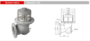 Válvulas de fondo-Válvulas de emergencia-GET C804AQ-100