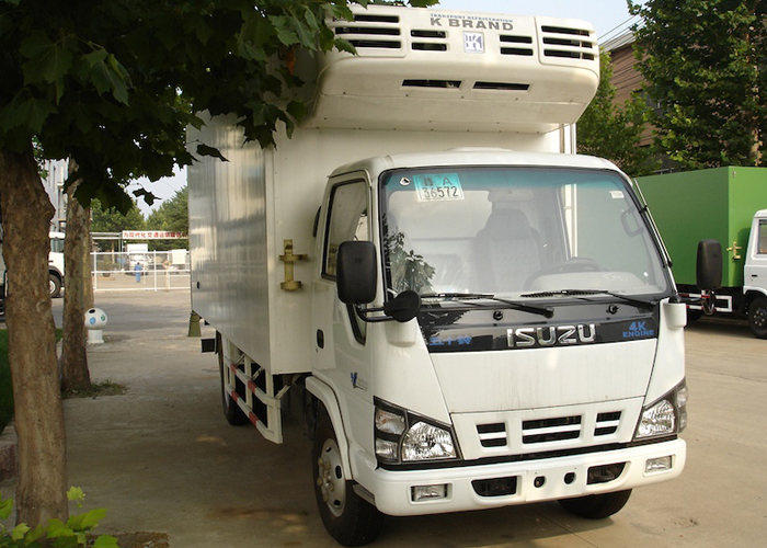 Carrocería de camión congelador de temperatura ultrabaja con unidades de placa eutéctica y kits de paneles sándwich de FRP / GRP totalmente cerrados, carrocería de camión congelado